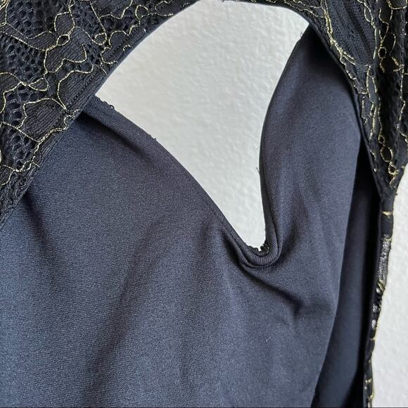 NWT Amuse Society Azalea Bodysuit Black Lace Medium - Picture 10 of 16